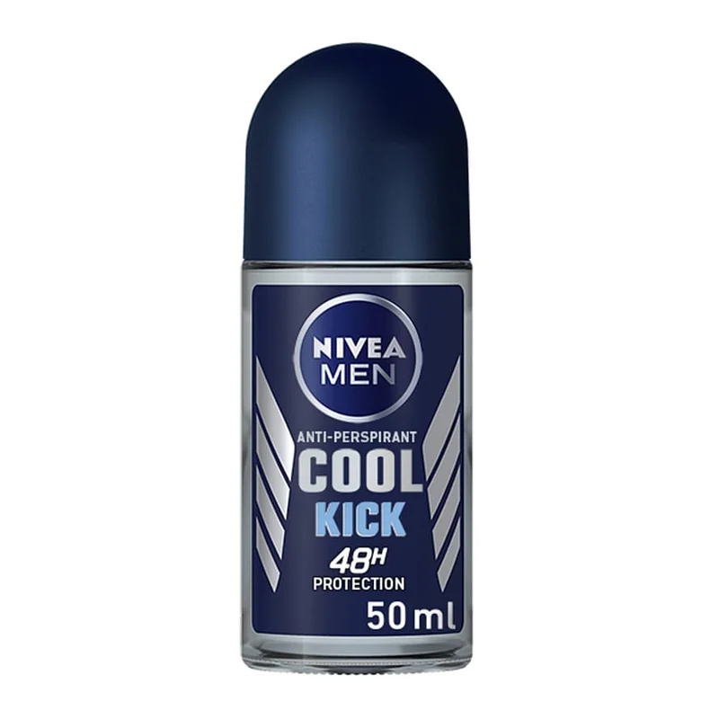 NIVEA Nivea Men Cool Kick Male Roll On 50 ml, Mænd, Dufte, Deodorant