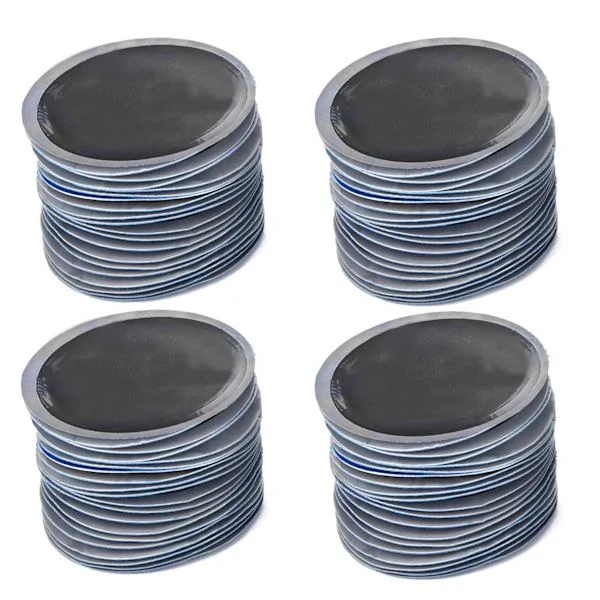 80 stk/eske 58 mm bil runde natur-gummi dekk punktering reparasjon kald lapp slangeløse lapper