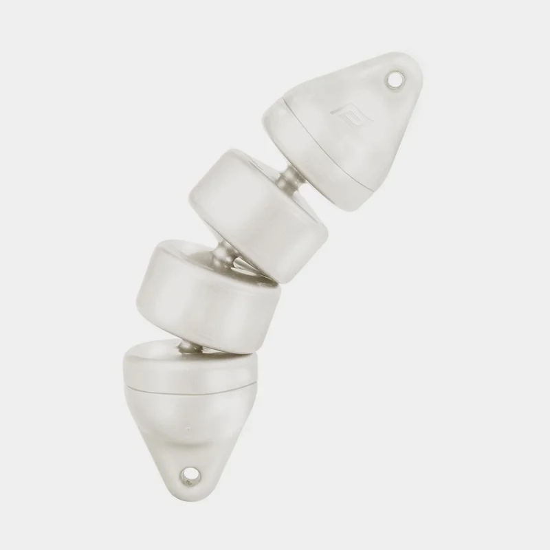 Ledfender til RIB / gummibåd Plastimo Articulated RIB, 48 cm, Ø12 cm, hvid + fenderline Ø5 mm x 1 meter