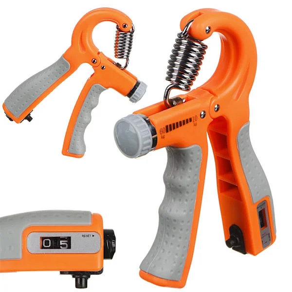 Handtränare handgrip justerbart motstånd 10–60 kg med räknare