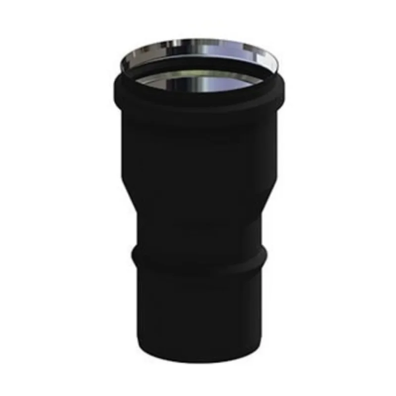 Maggioratore m/f diam. femmina. 120 mm. per scarico fumi stufa a pellet e caldaia a pellet o caldaia a gas convenzionale