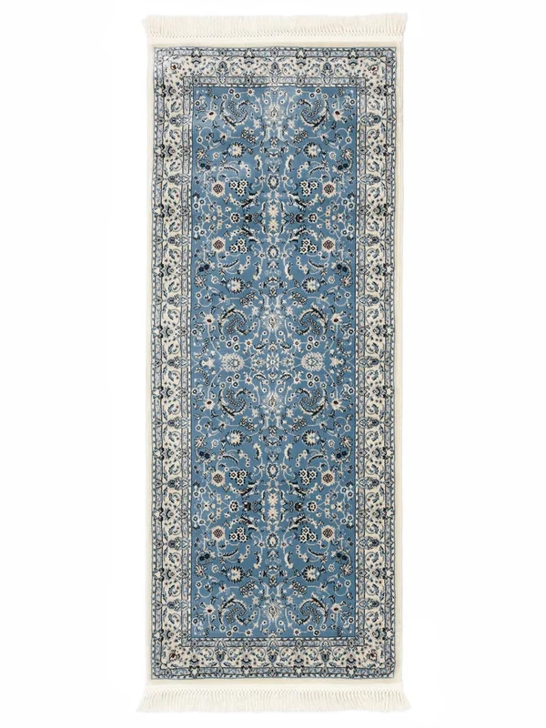 Small Nain Florentine Rug - Light Blue 80X200 Classic Style