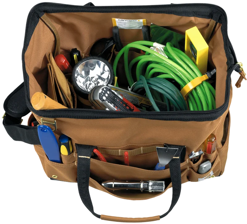 Carhartt Workwear Carhartt 16-inch 30 Pocket Tool Bag Carhartt Brown