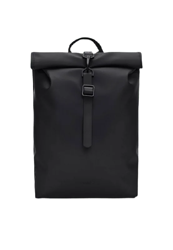 Rains Rolltop Rucksack Mini W3 Handväskor Dam Svart ONESIZE