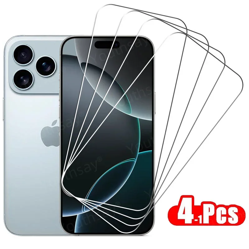 AliExpress - Verre trempé entièrement clair pour iPhone 17 Pro Max protecteur d'écran iphone 17 16 Pro Max écran verre Film de téléphone iphone 17 Pro