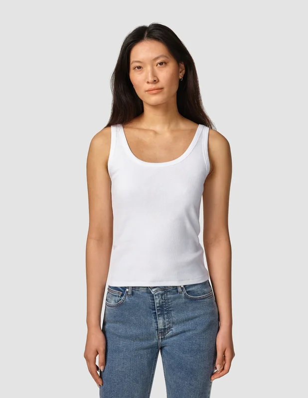 Shaping New Tomorrow - Damen - Rib Tank Top - White - Größe M