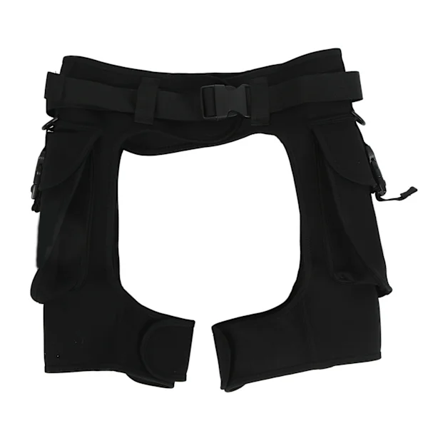 2.5mm Open Crotch Diving Shorts Wetsuit Shorts Water Pants for Snorkeling Swimming L Length (49-51cm) Waist (91-100cm)