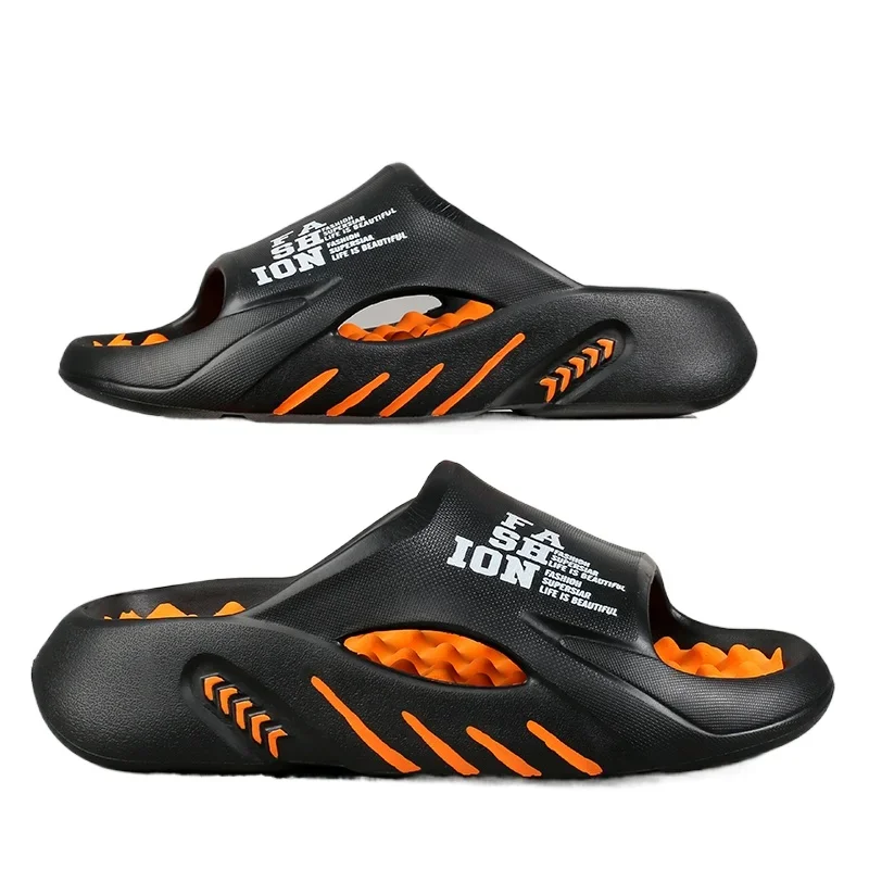 AliExpress - Herren-Massage-Slipper, ultraweiche Cloud-Slipper, dicke Sohle, rutschfeste Indoor-Outdoor-Sandalen, lässige Strand-Flip-Flops, große 