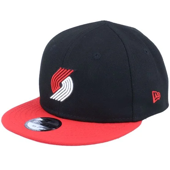 New Era - NBA Black snapback Czapka Z Daszkiem - Kids Portland Trail Blazers My 1St 9FIFTY Black/Red Strapback @ Hatstore