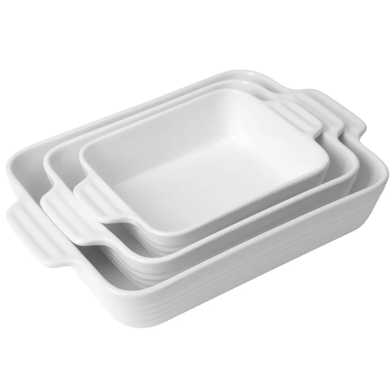 Mareld Ugnsformar 3-delar, vit | Matlagning > Kokkärl & Stekpannor > Ugnsformar > Ugnsform | Bagaren och Kocken