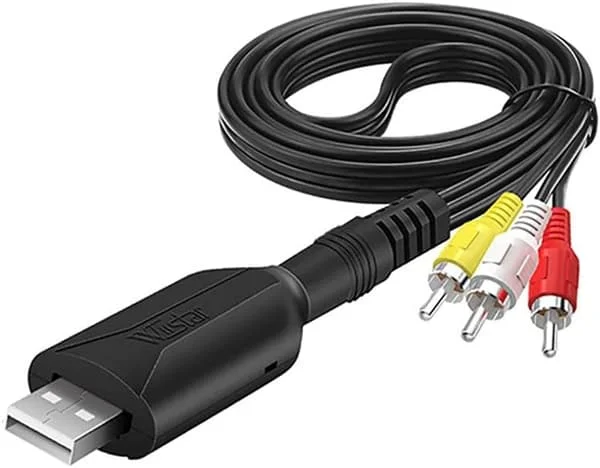 USB2.0 Video Capture-kabel, RCA till USB Capture Audio Video Grabber VHS DVD AV till Digital Converter