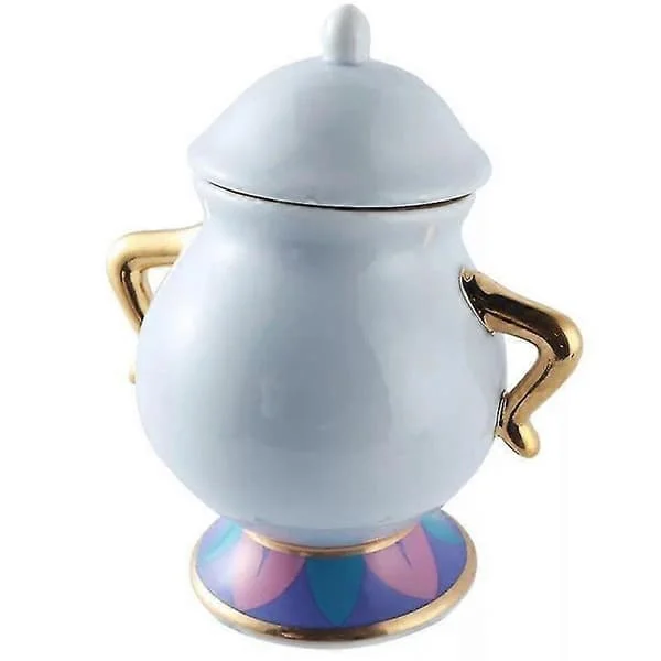 Cartoon New Beauty and the Beast Teapot Mug Tea Pot Set Birthday Gift Sugar Bowl