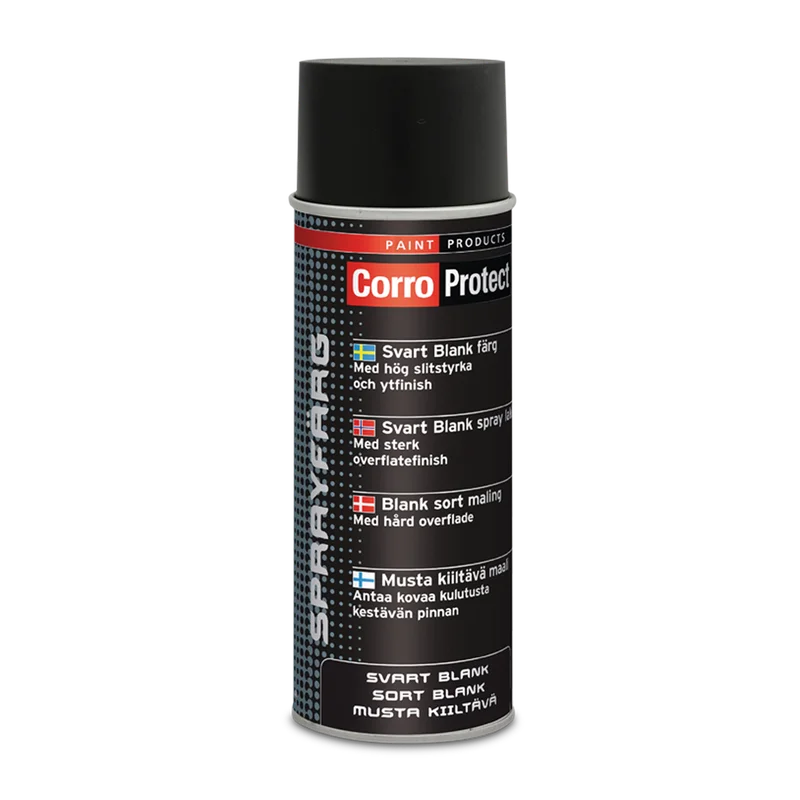 Vopsea Spray CorroProtect Negru Lucios 400 ml