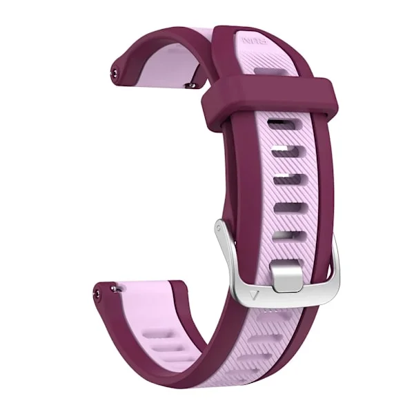 20mm Quick Release Silikonarmband kompatibelt med Garmin Forerunner 165 Music, armband kompatibelt med Garmin Vivoactive 3 5 Venu SQ 2 Armband 