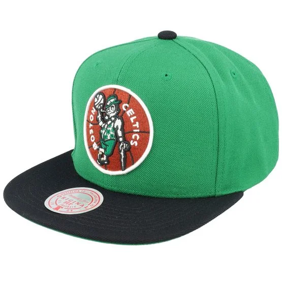 Mitchell & Ness - NBA Green snapback Czapka Z Daszkiem - Boston Celtics Team Two Tone 2.0 Green/Black Snapback @ Hatstore