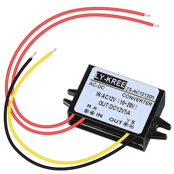 2024 AC-DC-muunnin AC 12V (10-28V) DC 12V:ksi alennusmuunninmoduuli jännitesäädin AC