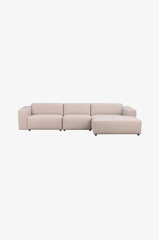 Rowico Home - Sofa Willard, 4-seter med sjeselong til høyre - Beige - Sofaer med sjeselong - Fra Homeroom