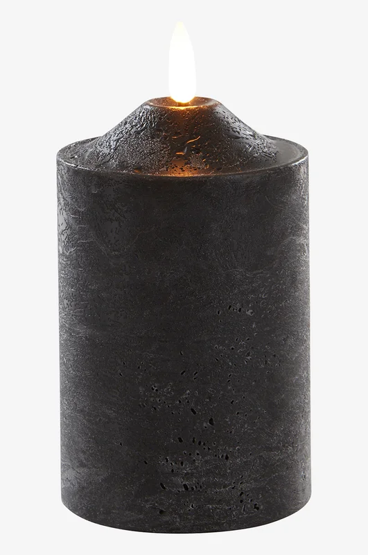 Jotex - Blockljus Led Svart FLAMMAN - Köp Led-ljus hos Jotex
