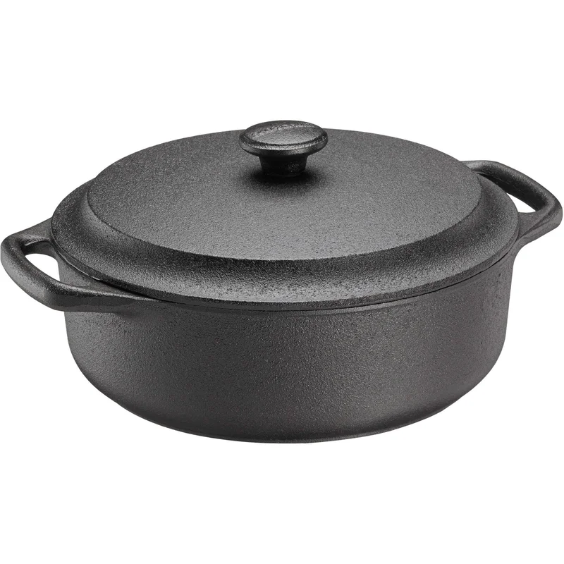 Skeppshult Rund Gryta 3 Liter Gjutjärn Järnlock | Matlagning > Kokkärl & Stekpannor > Grytor | Bagaren och Kocken