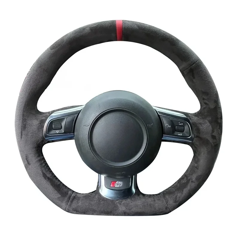 AliExpress - Housse de volant de voiture en daim noir antidérapant, tresse pour Audi TT TTS (8J) 2006 – 2014 A3 S3 (8P) Sportback R8, accessoires de 