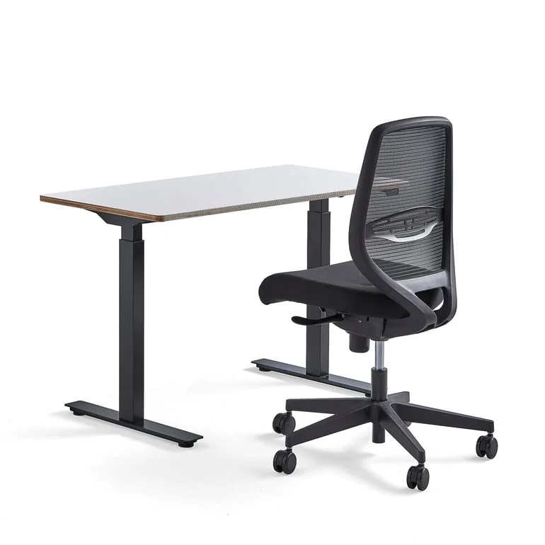 Furniture set NOVUS + MARLOW, 1 white desk and 1 office chair