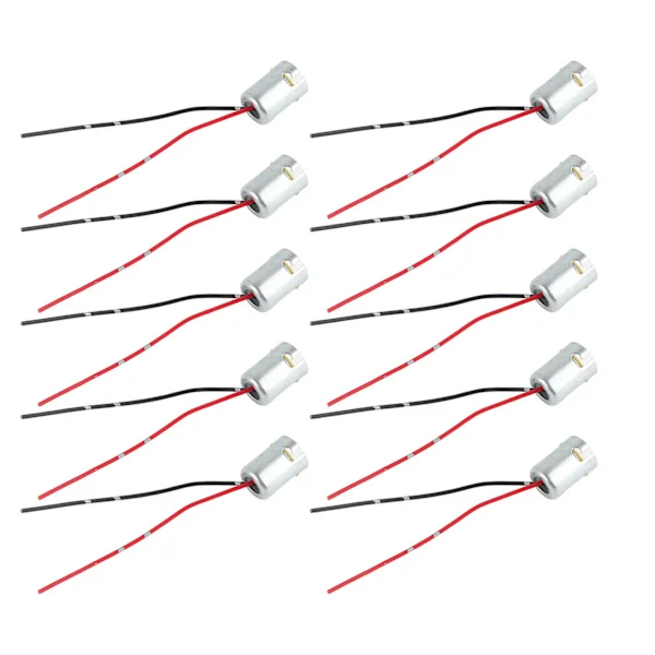 10 STK 1156 Pæresokkel LED Blinklysholder med 3,5 tommer ledningsnet DC 12V fleksibel