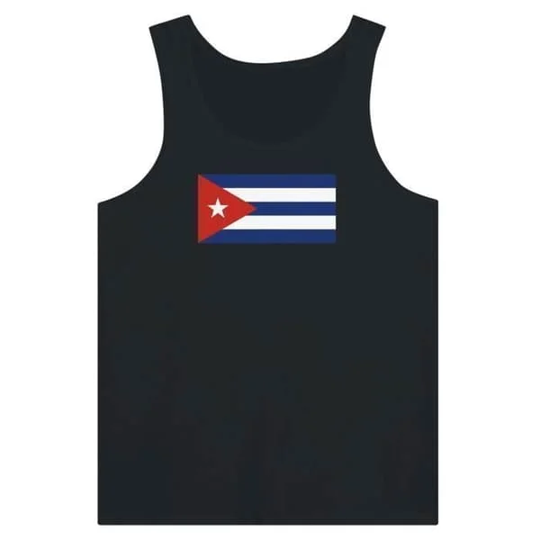 Linne - Flag of Cuba - Svart - 100% bomull - Slim fit - Blandat