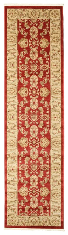 Klein Ziegler Kaspin Vloerkleed - Rood 80X300 In Klassieke Stijl
