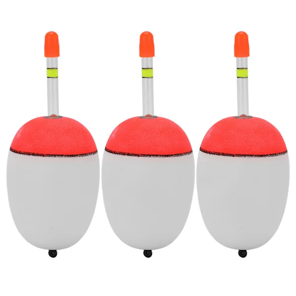 3ST EVA självlysande fiskeflotta Light Stick Foam Plast Bobber Havsfiske Striking Float80G