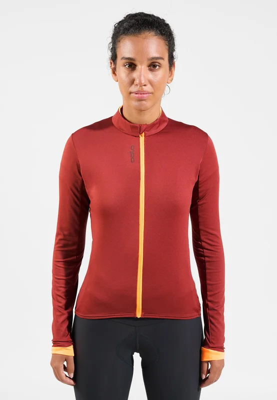 Odlo Zeroweight Ceramiwarm Rad-Mid Layer Full-Zip für Damen, XL,