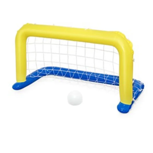 Uppblåsbar Pool Volleyboll Set med Volleybollnät Bågar Förtjockad Säker Bärbar Uppblåsbar Pool Spel Set 52123