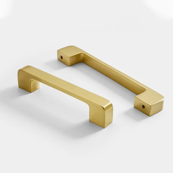 2-pack 5in/128cm skåphandtag i guld, skåphandtag i guld