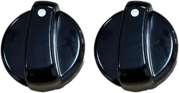 Gasknopp och – tändning 1/2/6-delad spis för naturgas flytande petroleum (för gasol) ABS-material, lättinstallerad kontrollbrytare, set (2st) 2st