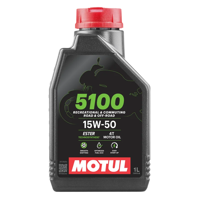 Huile 4T Semi-Synthétique Motul 5100 1L