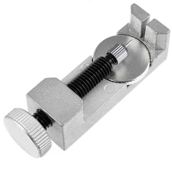 Professionellt verktyg för klockarmband, helt i metall, bekvämt för att justera klockarmband i olika storlekar, fjäderspaksverktyg, silver