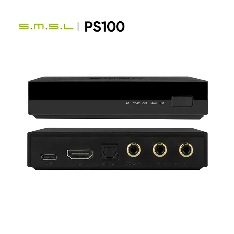 AliExpress - SMSL PS100 Bluetooth USB C DAC AMP Coaxial optique HDMI convertisseur Audio multifonctionnel Dongle décodeur amplificateur pour maison 