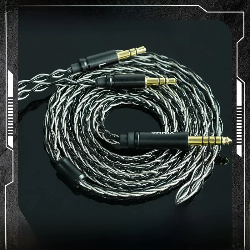AliExpress - Câble iem XINHS-116 double 2.5mm double 3.5mm avec XLR équilibré 4.4mm adapté pour Hifiman SUNDARA Ananda HE400SE Denon AH-D600 iem cable