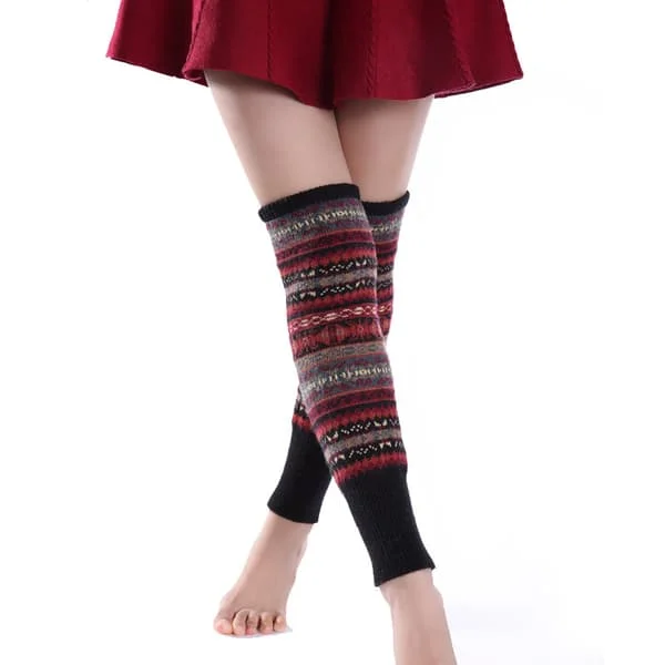 Leg Warmers Crocheted Leg Warmers Made of Soft Fine Knit Material 1 pc
