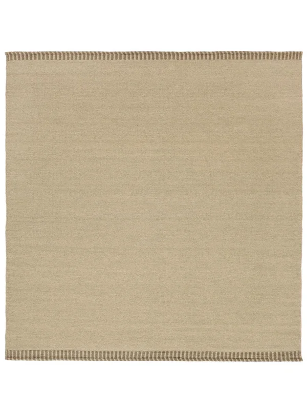 Large Visby Rug - Beige 250X250 Wool, Scandinavian Style