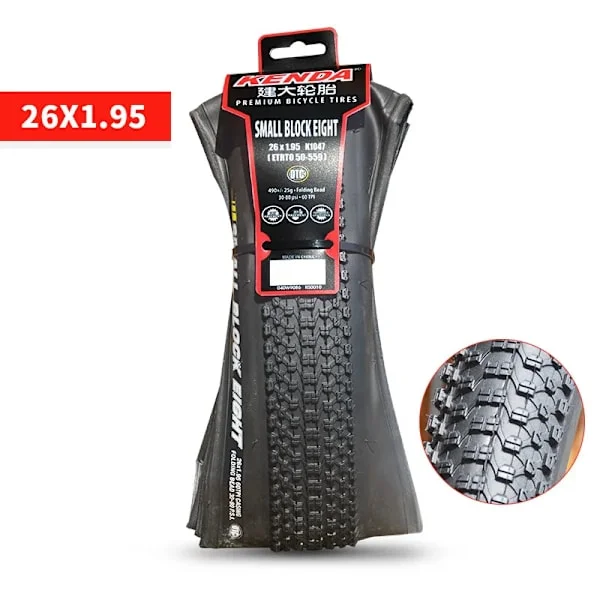 Kenda Mountain Bicycle Vikbart Däck K1047 26x1.95/2.1/2.35、27.5x1.95/2.1、29x1.95/2.1 Block MTB Delar för MTB Cykeldäck
