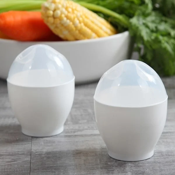 2-pack Microwave Egg Cooker Mini E Steamed Egg Cup Steamed Tools