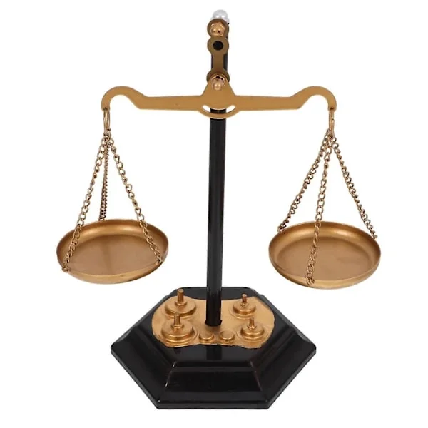 Metal Scale Table Decoration Table Libra Scale Metal Centerpiece Balance Scale