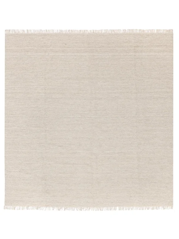 Melange 300X300 Groß Beige Einfarbig Quadratisch Teppich