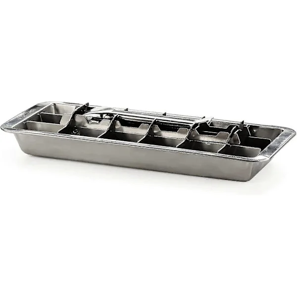 SBSGV Isterningbakke | 18/8 Rustfrit stål | 18 Rums isterningbakke | Håndtag til nem frigørelse