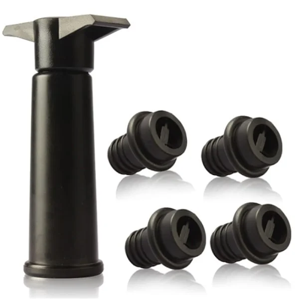 1 pump 4 caps Wine Bottle Vacuum Sealer