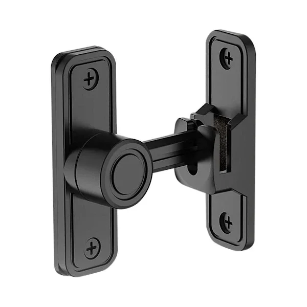 Heavy Duty Gate Latch 90 Degree Right Angle Barn Door Lock Anti-Theft Sliding Door Lock Latch for
