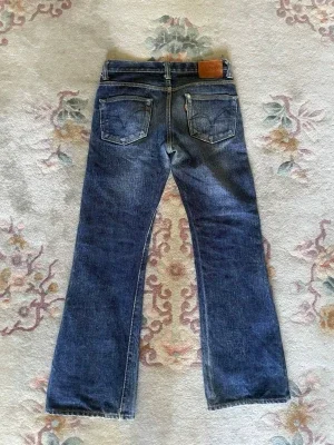Rare Japanese samurai selvedge denim bootcut jeans