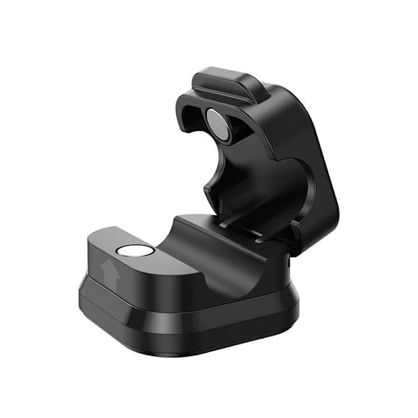 Kontorkabelorganisering (5-pakning) – Selvklebende, magnetiske, justerbare kabelklemmer for skrivebord, HDMI, USB og lydkabler (svart)
