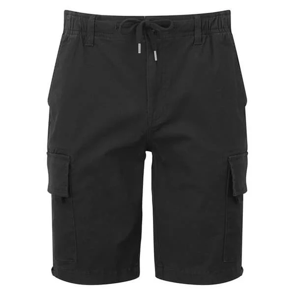 Wombat Herr Drawstring Cargo Shorts L Svart