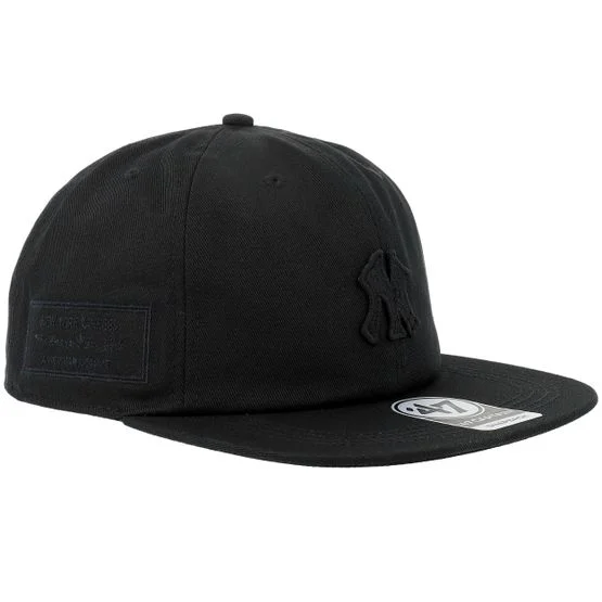 47 Brand - MLB Black snapback Czapka Z Daszkiem - New York Yankees Contemporary Captain Black Snapback @ Hatstore